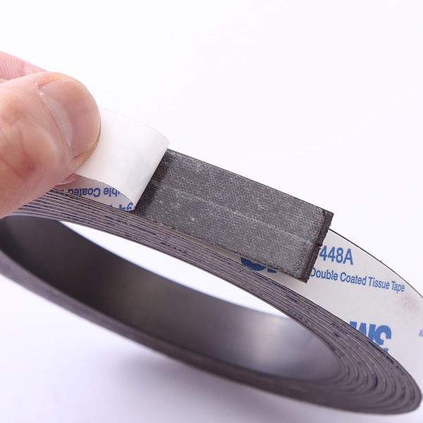 Magnettejp med lim 1 st självhäftande flexibla magneter