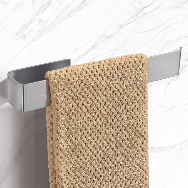 Badeværelseshåndklædeholder uden boring rustfrit stål 24*4,5*5cm (s
