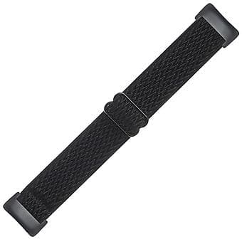 Nylon Urrem til Fitbit Charge 5 Black