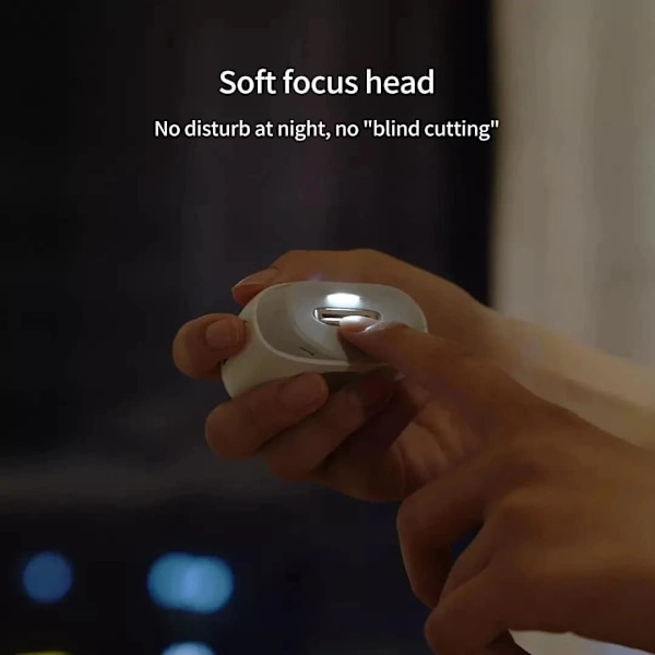 Elektriska nagelklippare, sladdlös böjd design, automatisk spik Sa
