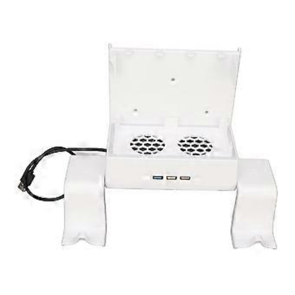 Kylfläktstativ Professionell Effektiv 3 Nivåer Justerbar 7 Färger LED Väggmonterad Kylfäste för Xbox Series S ( )