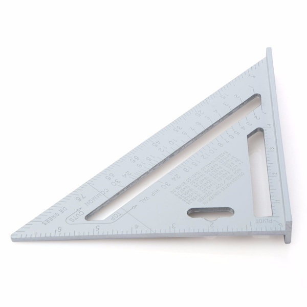 Triangel Kvantifierare Aluminiumlegering Fyrkantig Carpenter Triangel Metr