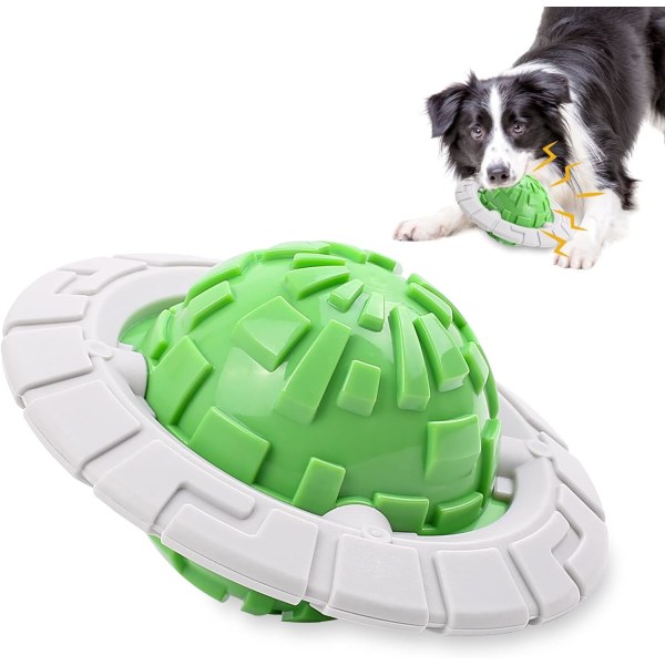 Oförstörbar hundtuggleksak, pipande hundleksaksljudboll, interagera