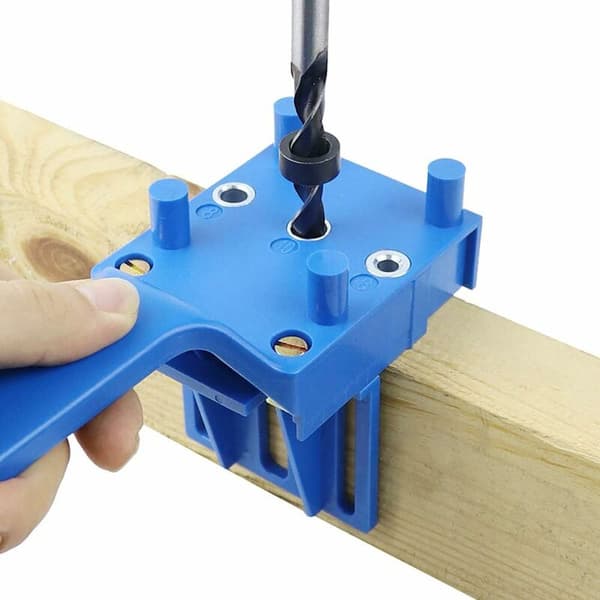 1 stk. dyvelborejig, trædyvelboreguide med parallel