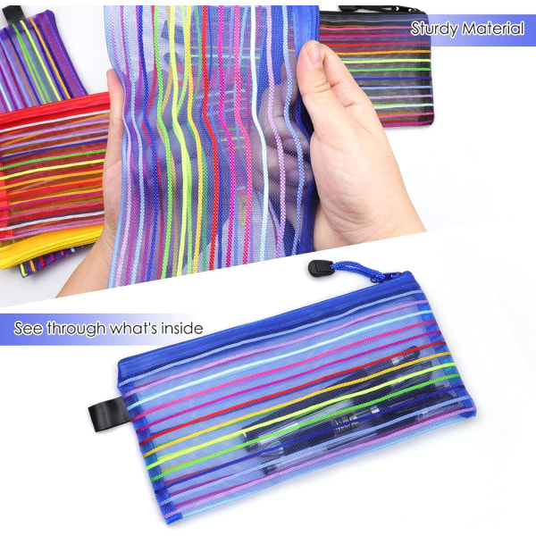 15 st Clear Mesh Case, Transparent Exam Case, Clea