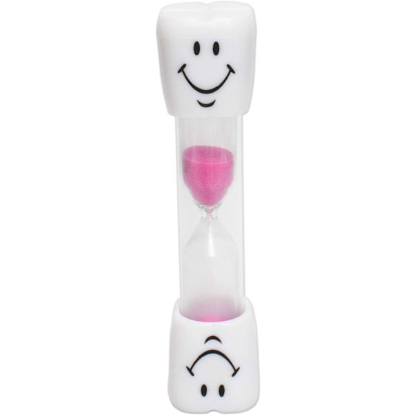Smiley som håller i 3 minuter, för att borsta barns tänder