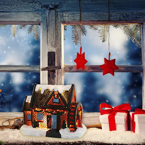 Light Up Christmas Village, Operated Light Up Fairy House, Led  Byggnadsrekvisita, Juldekorationer, Juldekoration, Shabby Chic Style, Jul  b770 | Fyndiq