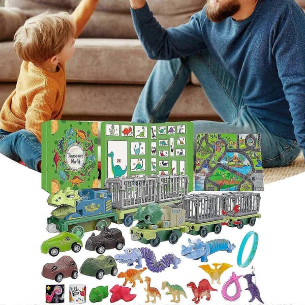 2025 Seneste Model 2025 julekalender til børn med dinosaur nedtælling, 24 dage 601