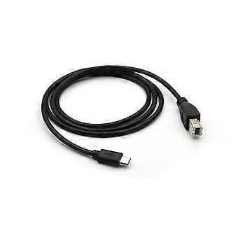 Pålitelig USB C til USB B Printerkabel B Hann til C Hann Printerledning Erstatning for Printer, Skanner MIDI Kontroller 1m