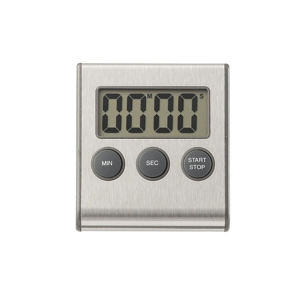Digital timer rostfritt stål rostfritt stål (6,5 x 1,6 x 7 cm)