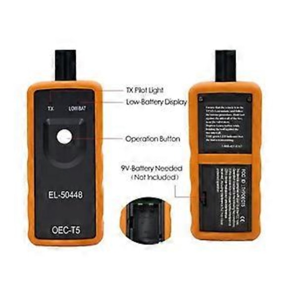 EL50448 TPMS Återställningsverktyg Opel TPMS EL-50448 OEC-T5 För Opel/G M Däcktrycksövervakning