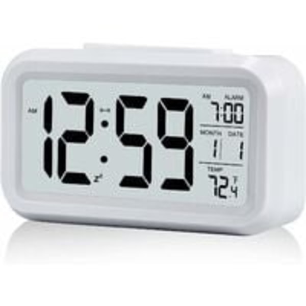 1 st Digital väckarklocka Morgonväckarklocka, tyst batteridrift
