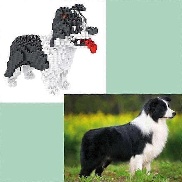 (Jul) Figur til samling med nanoblock (stil 8) sheepdog