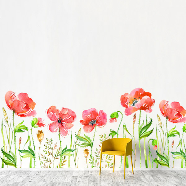 Super vackra blommor väggdekoration-väggdekoration för levande R