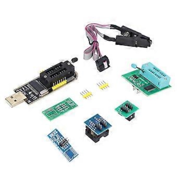 Flash-chip-testklämma Set Programmer Mainboard-tillbehör med SOIC/SOP-stiftformat för 242593 ( )