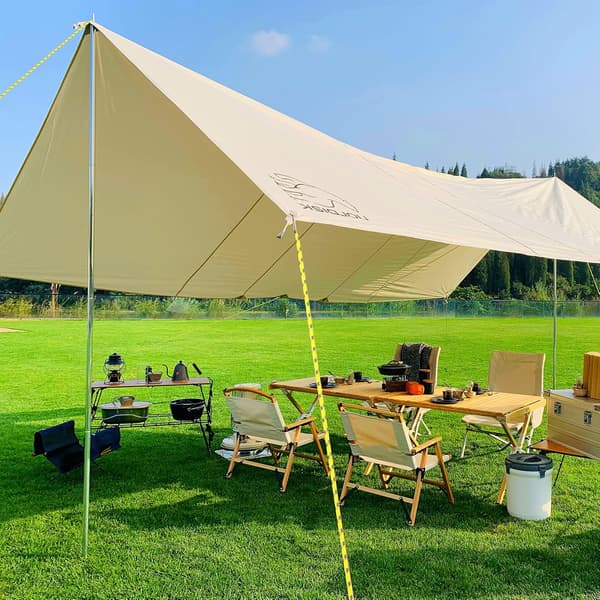 4 stk reflekterende telttau 3 m campingtau diameter 3 mm nyl