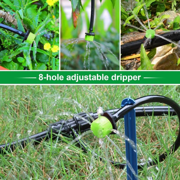 200 st Justerbara Bevattningsdroppare, 1/4'' Droppbevattningssystem