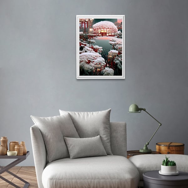 5D Diamond Painting Kits, DIY Pictures Painting by Numbers för Ad