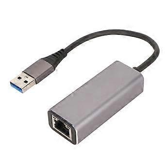 USB til RJ45-adapter 1 Gbps Plug and Play Bærbar aluminiumslegering USB til Ethernet-adapter til bærbar computer tablet desktop ( )