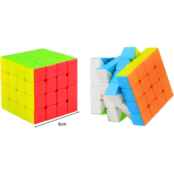 4x4 hastighet ?? Magic Cube, Stickerless 4x4x4 Magic Speed ​​??Cube Puzz