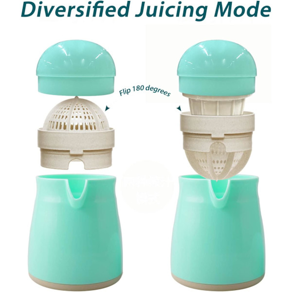 Manuell citrusjuicer, 450 ml citronpressare för dubbla ändamål Manuell Fr