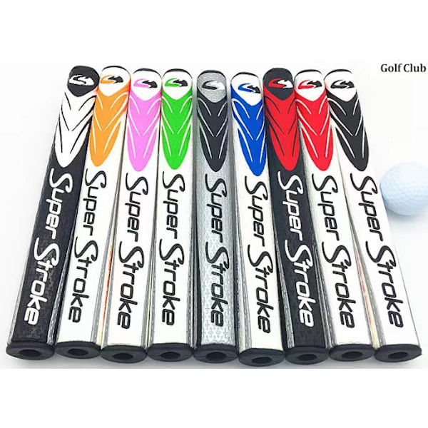 Golf sport super push rod greb, golfklub forsyninger, ultratynd, medium tynd og tyk version, hvid og rød, fem White and Red 4