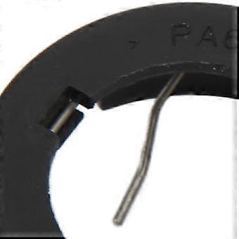 2 stk. LED-forlygteadapter Professionelt design ABS-materiale Nem installation Lavstrøms pæreholderadapter ( )