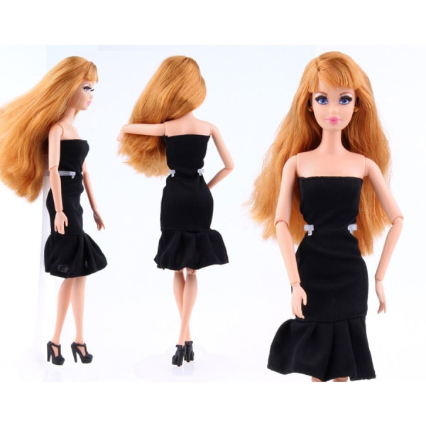 Barbie Kläder 4 delar Kläder Tillbehör Kommer Kläder Lämpliga