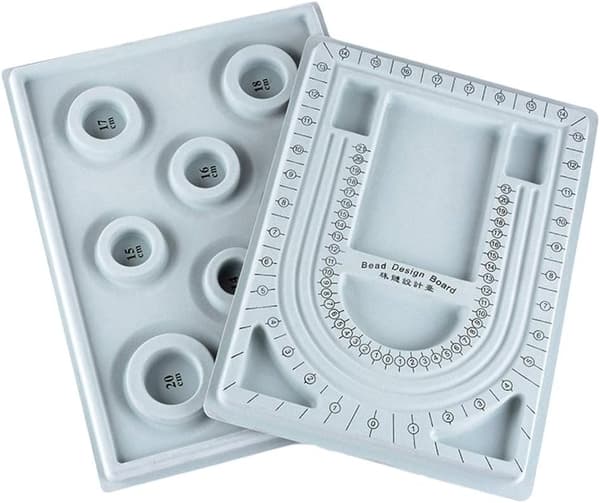 Perler Design Board DIY Skiveplade til Smykker Perlearbejde Halskæde