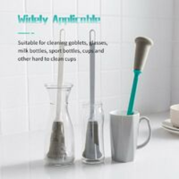 Flaskrengöringsborste Mjuk kopp tvättborste Svamp Bottle Cleani