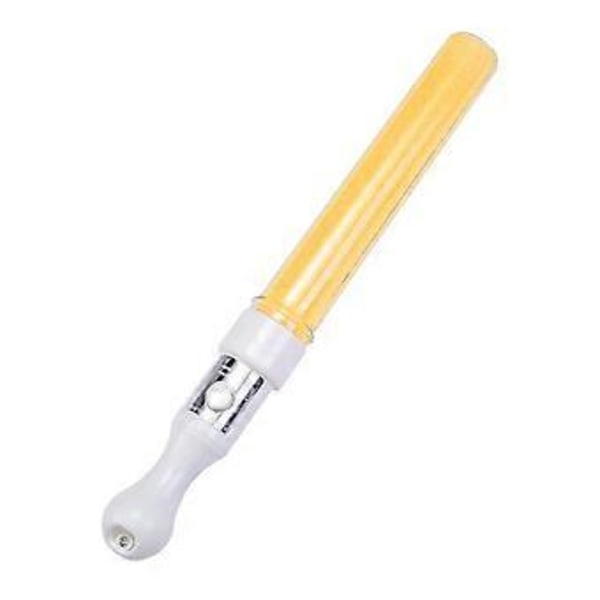 3 tilstande Blinkende LED Lys Stave Slanke Selvlysende Stave Lysende Legetøj Sikkerheds Lyssværd Festartikler Holdbar Gul Yellow
