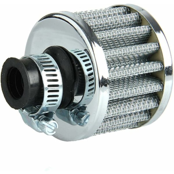 Kallluftfilter Vevhusventilator Turbofläkt 12MM Mini Silver För