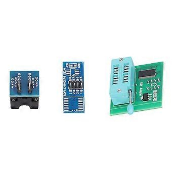 Flash-chip-testklämma Set Programmer Mainboard-tillbehör med SOIC/SOP-stiftformat för 242593 ( )