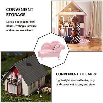 Små Smyckeskrin Presenter Mini Soffa Dekorationer Minihus Soffa Smyckefack Organizer