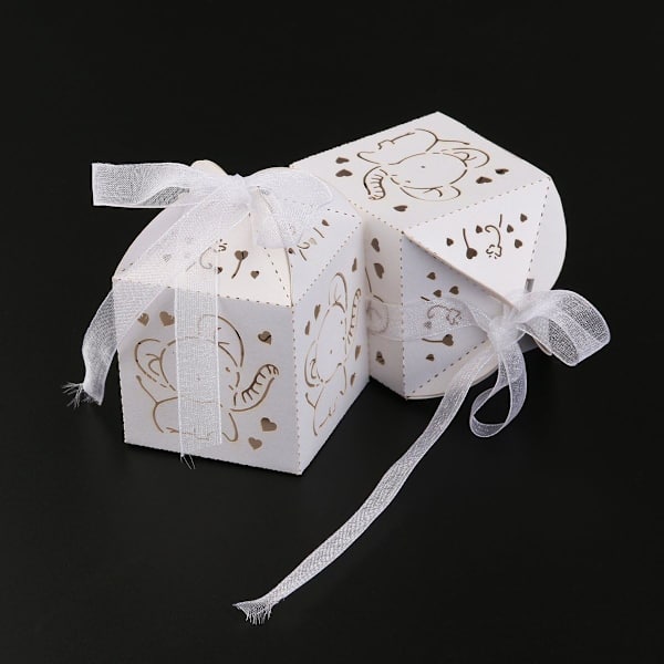 50-pack presentaskar för bröllop, dop, baby shower, födelsedag