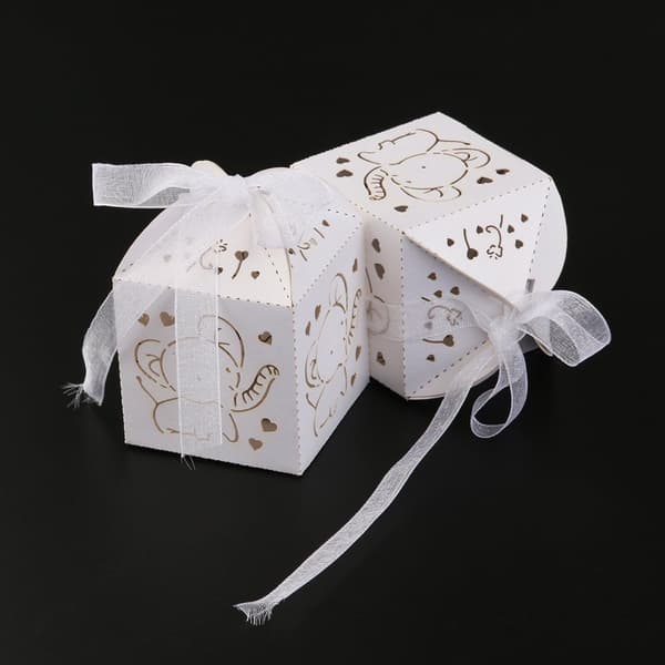 50-pack presentaskar för bröllop, dop, babyshower, födelsedag