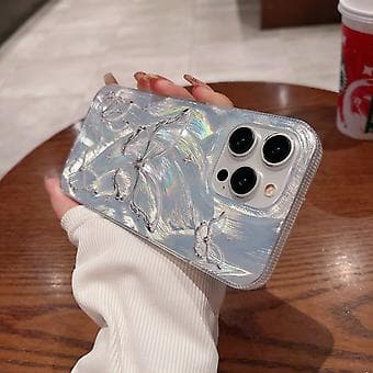Til iPhone 15 Plus dobbeltsidet sølvtrykt IMD PC + TPU telefoncover