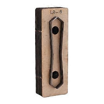 Læder metalskærestøbe DIY stempling stanseform legeret stål kunsthåndværk tilbehør LR 6 ( )