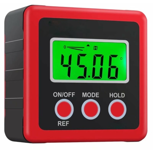 Vinkelmätare Vinkelmätning Digital LCD Digital Goniometer Case