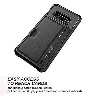 Kortholderdeksel til Samsung Galaxy S10e Black