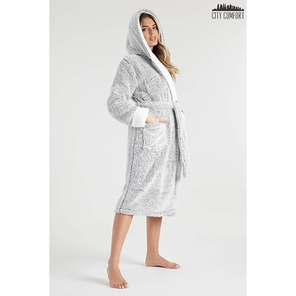 Dame Fleece Morgenkåbe D（L）