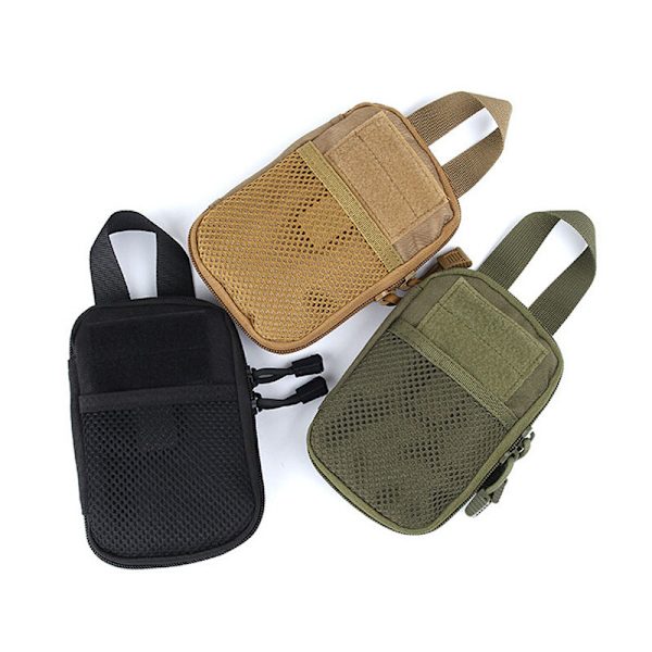 Molle Liten Väska Verktyg Tillbehör Mesh Liten Väska Edc Pouch Hunting