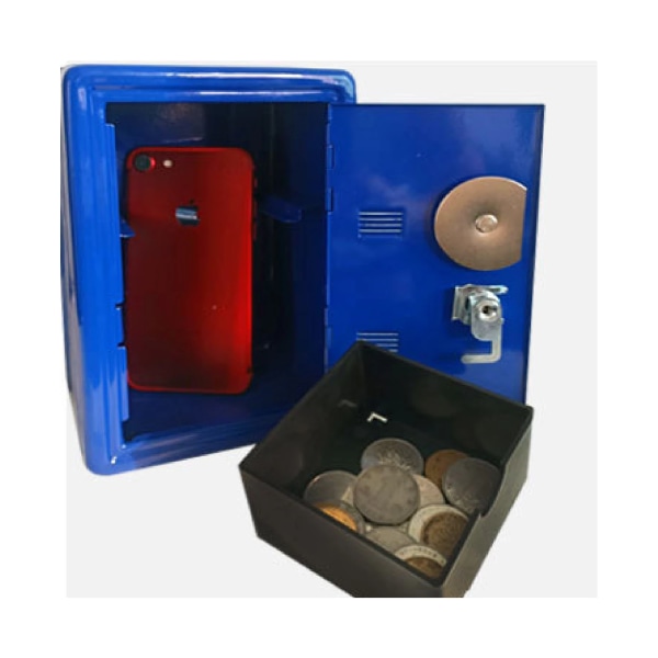 Spargris Multifunktionell Slitstark Metal Mini Safe Piggy B