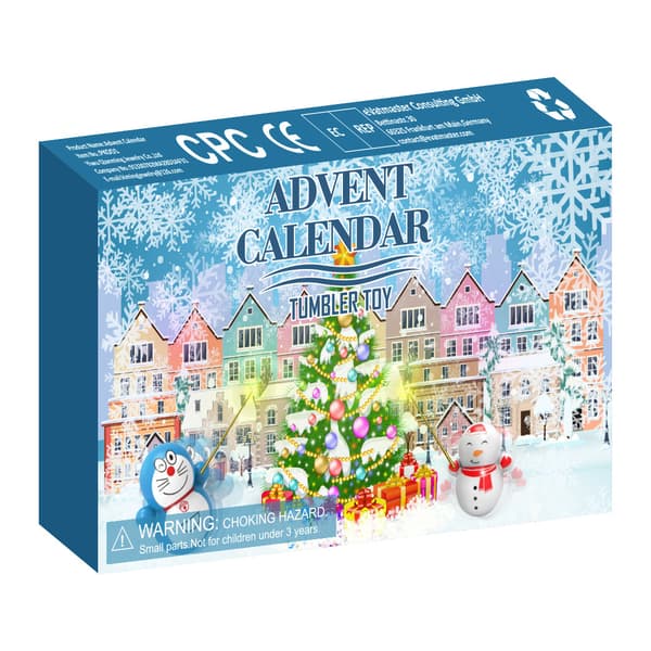 Adventskalender Nedräkning presentmugg docka barn 24 digital julklapp adventspresent blindbox jul blindbox