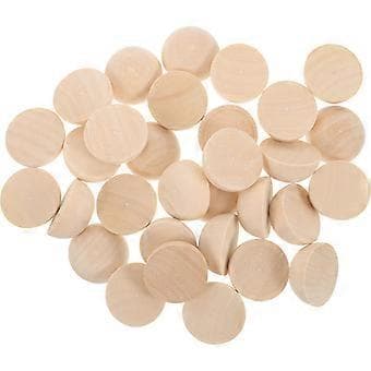 DIY Projektmaterial, Obehandlade Träkulor, Perfekt för