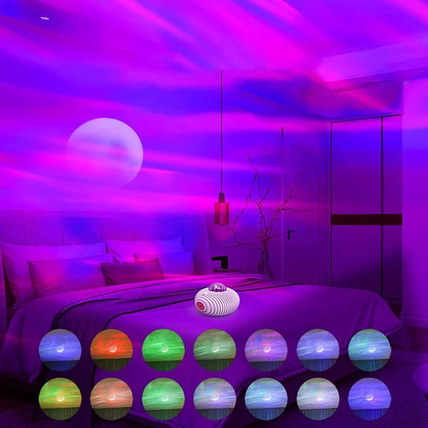 Stjärnprojektionslampa USB-driven Sovrum Ambient Light Projektor