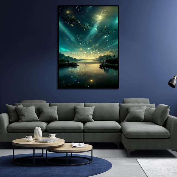 DIY 5D Diamantmaleri Sæt til Voksne Diamant Kunst Stjerne Sø Dia