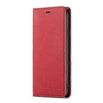 Läderfodral för iPhone X / XS Red