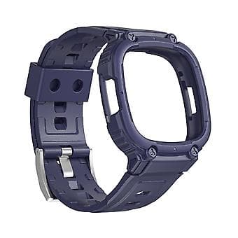 TPU Urrem til Fitbit Versa 4 / 3 / Sense 2 / Sense 1 Midnight Blue