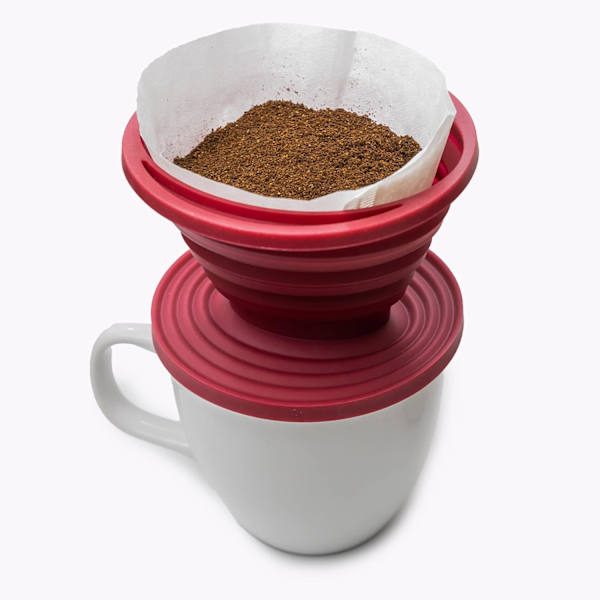 Silikonkaffefilterdroppare - Hopfällbar Portable Reusable Co
